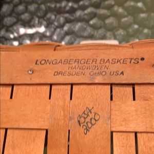 Longaberger stamp for tissue box